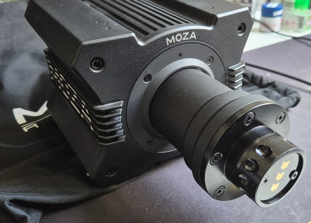 Moza R9 V1 Wheelbase en GS Wheel V1, Computers en Software, Joysticks, Ophalen of Verzenden, Gebruikt, Moza Racing