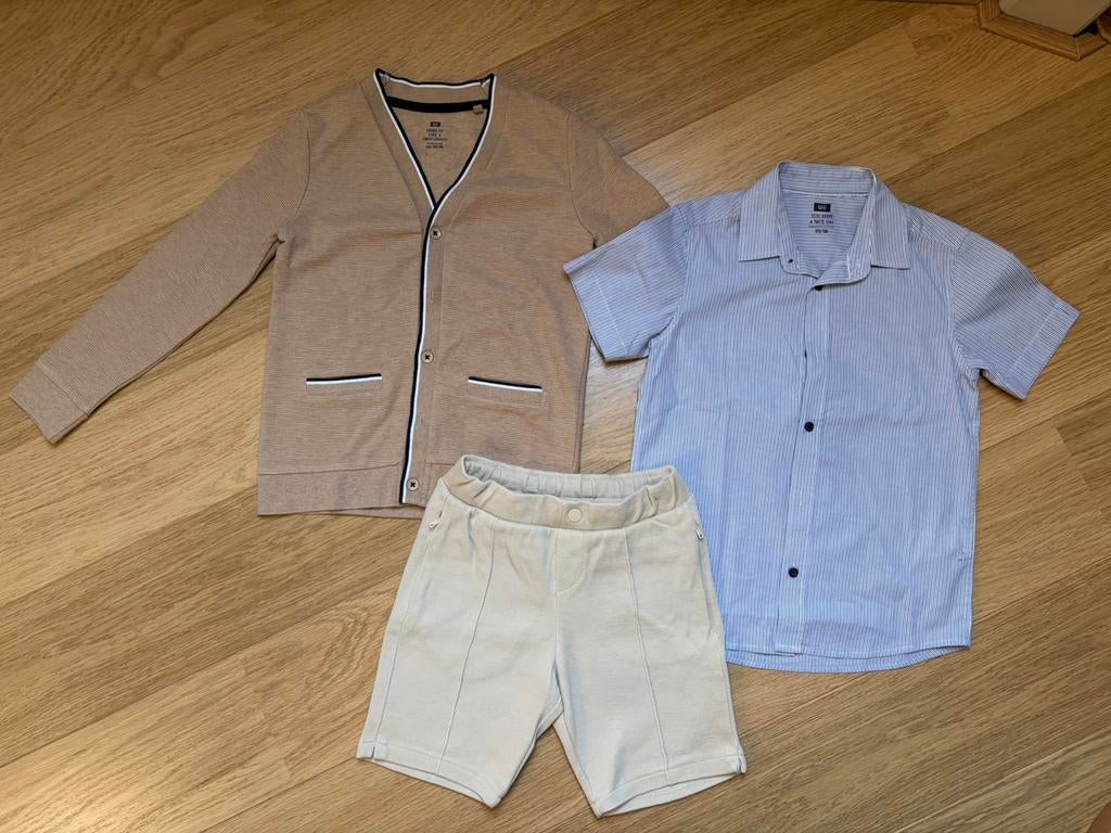 Complete 3 delige set jongens bruiloft communie 122/128 ZGAN, Kinderen en Baby's, Kinderkleding | Maat 122, Ophalen of Verzenden