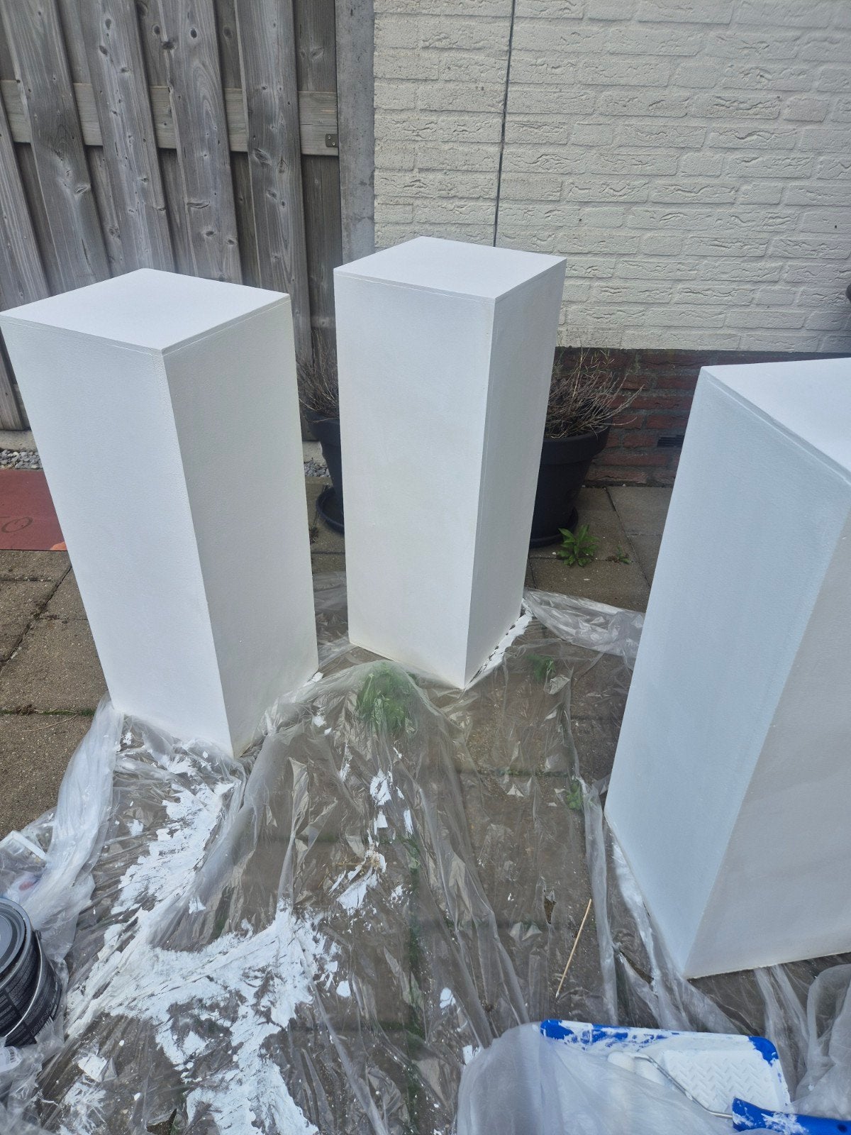 Gebruikte zuilen 60, 80, 100 cm - Set of per stuk, Ophalen of Verzenden