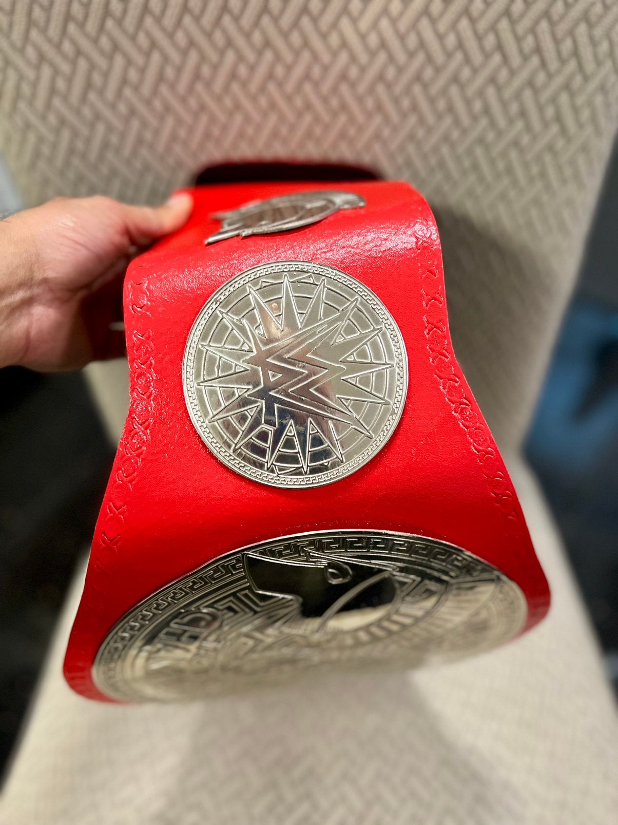 WWE Raw Tag Team Championship Belt Rood Adult Size, Overige, Vechtsportmateriaal, Nieuw, Ophalen of Verzenden