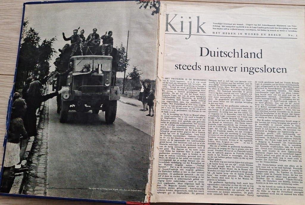 Tijdschrift Kijk - spec. oorlogsjaargang 29 nummers 1944/45., Ophalen of Verzenden, Gelezen, Overige typen