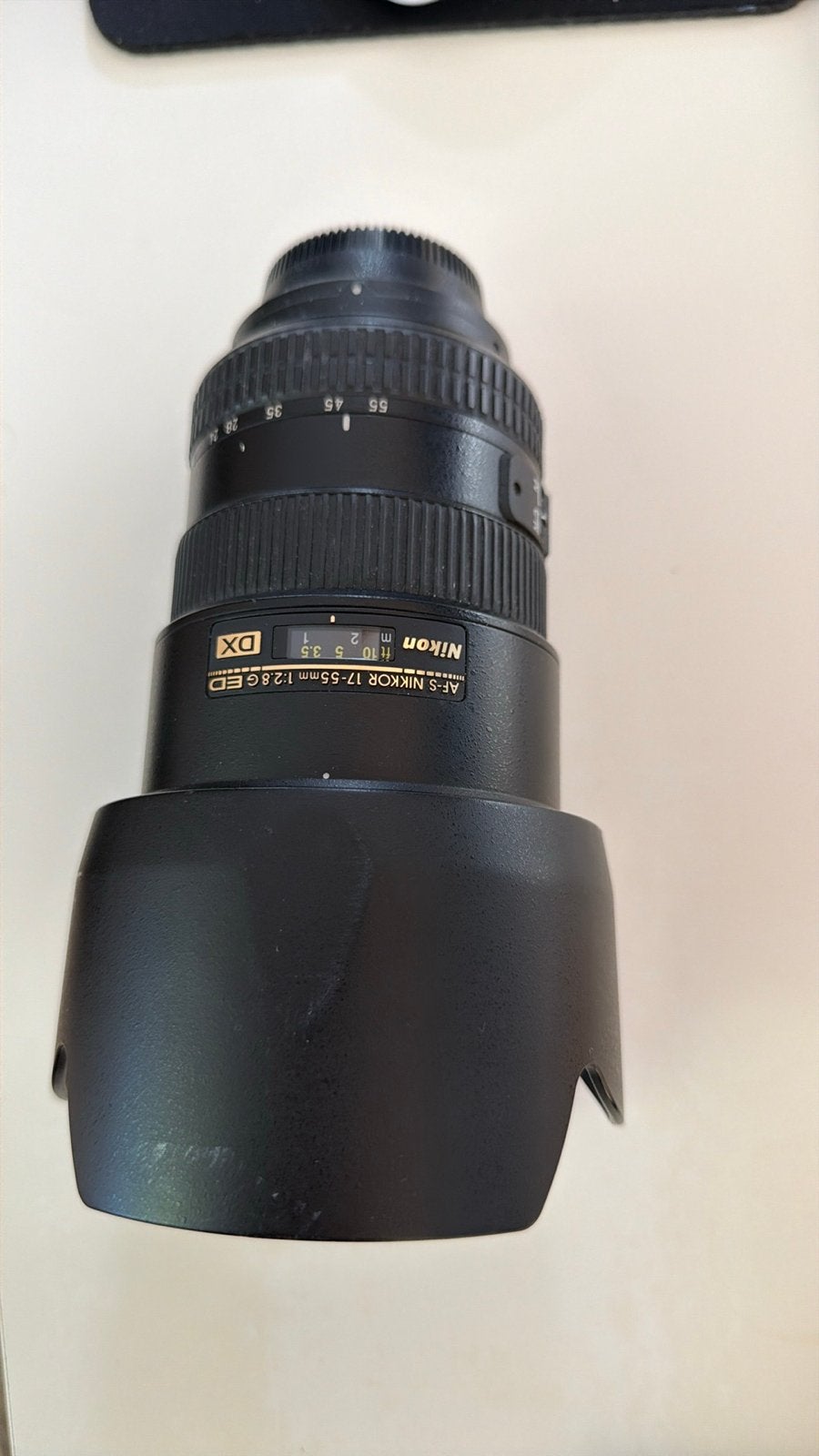 Nikon AF-S DX Nikkor 17-55mm f/2.8G ED Lens, Audio, Tv en Foto, Gebruikt, Autofocus, Nikon, Nikon F-mount