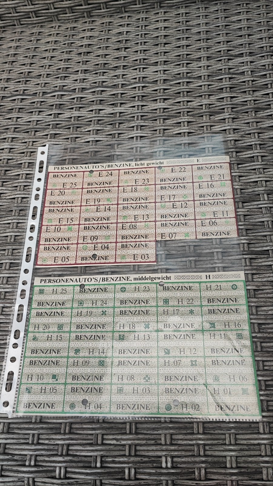 Benzinebonnen voor personenauto's (licht/middelgewicht), Verzamelen, Ophalen of Verzenden