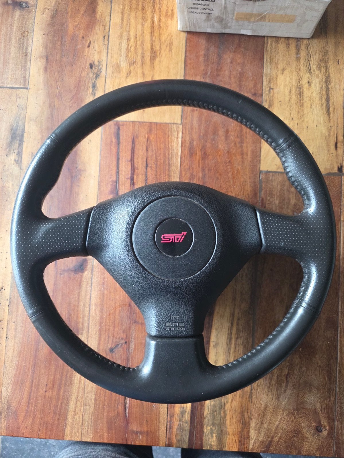 Zeer net OEM Subaru WRX STI stuur incl. airbag, Ophalen, Gebruikt, Subaru