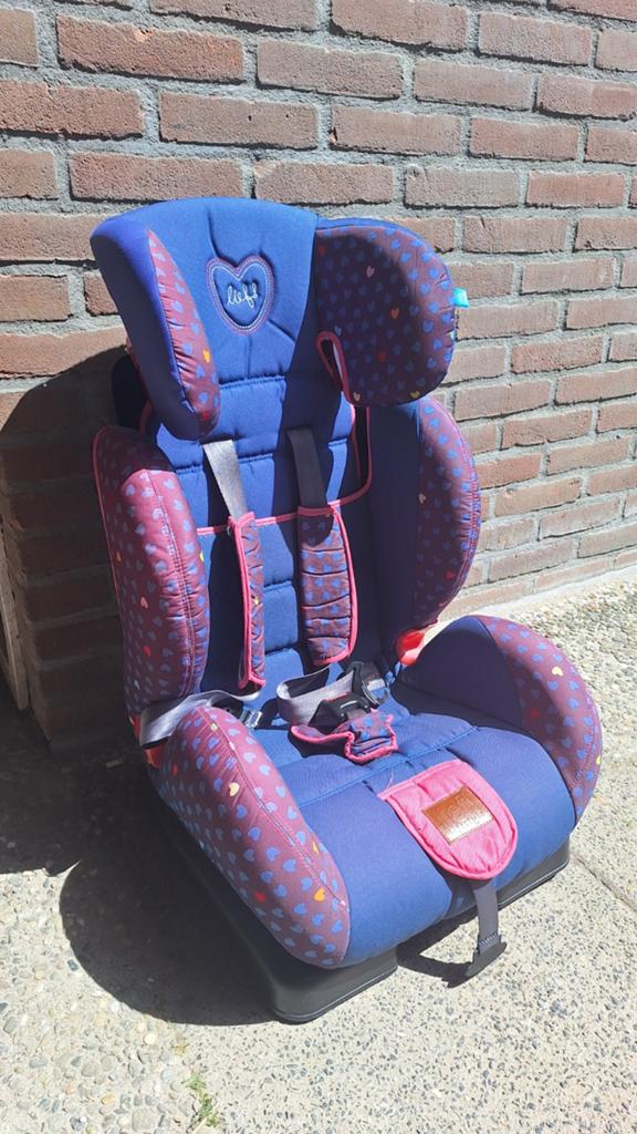 Kinderautostoel Lief! 9-36 kg met verstelbare rugleuning, Kinderen en Baby's, Autogordel, 15 t/m 36 kg, Verstelbare rugleuning