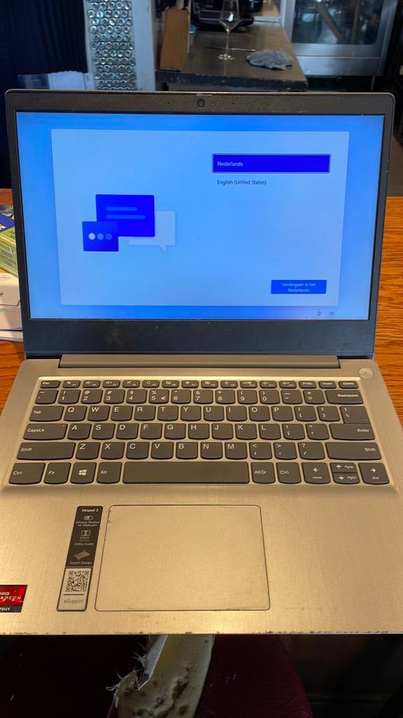 Lenovo ideapad 3 256 GB SSD 8GB RAM, Computers en Software, Windows Laptops, Gebruikt, Qwerty, 8 GB, 14 inch