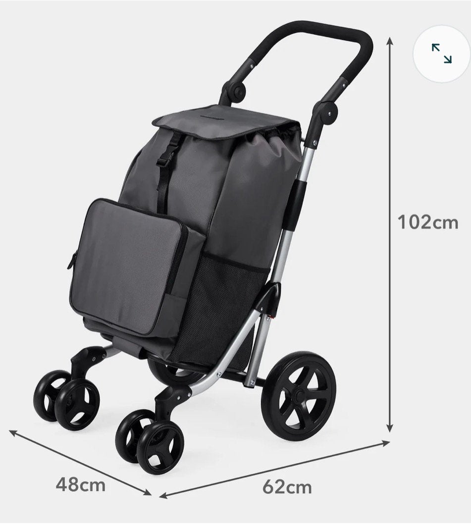 Packaway boodschappentrolley 60 liter met koelvak groen, Ophalen, Nieuw, Groen, 30 cm of meer