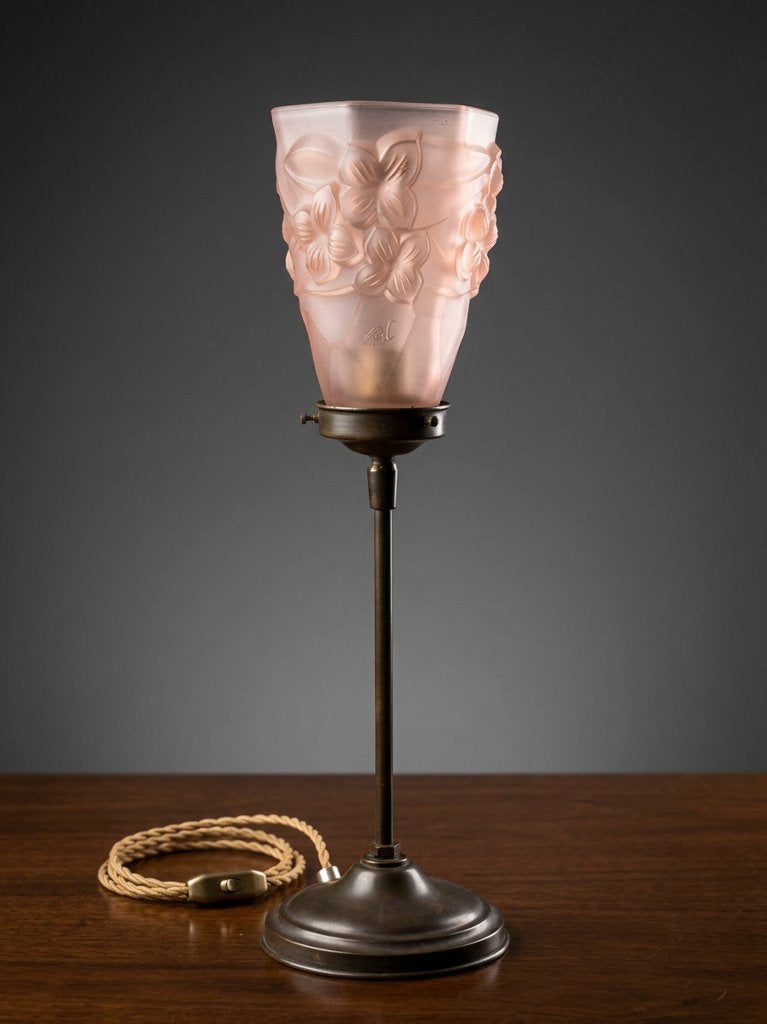 Prachtige Antieke Art-Deco Tafellamp uit de jaren 30., Antiek en Kunst, Ophalen of Verzenden