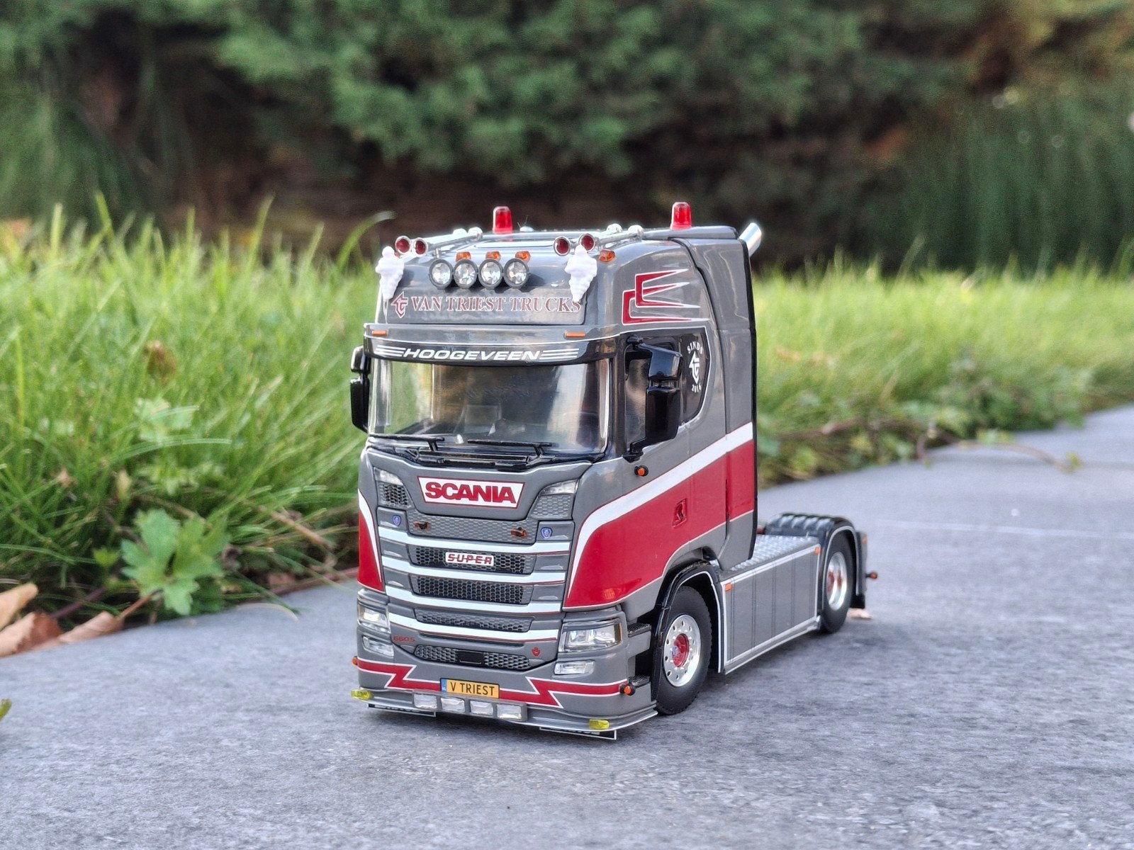 Wsi Scania Van Triest, Ophalen of Verzenden, Zo goed als nieuw, Bus of Vrachtwagen, Wsi