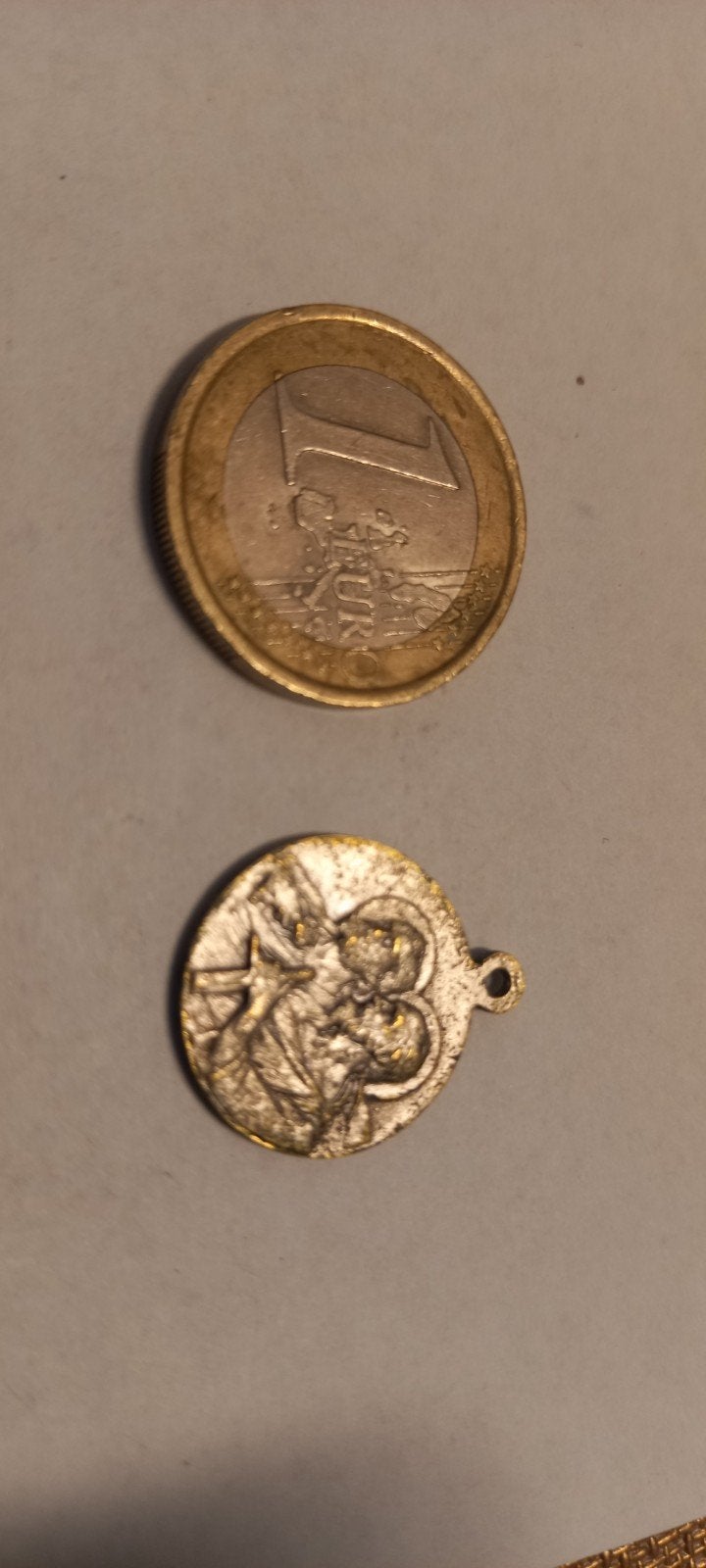 Vintage Ital. Medaille: Paus Johannes XXIII, Petrus & Pa, Ophalen of Verzenden