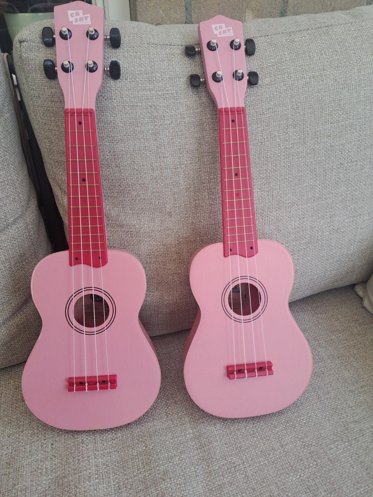 2 Roze CB Sky Ukelele - Zo goed als nieuw, Ophalen of Verzenden, Zo goed als nieuw, Ukelele