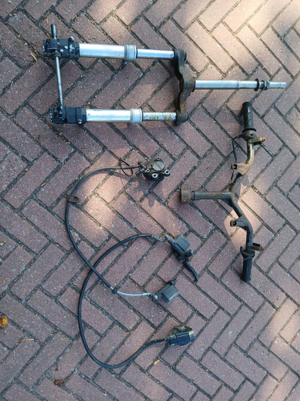 aprilia sr voorvork vork voorrem stuur, Ophalen of Verzenden, Gebruikt, Overige typen, Aprilia