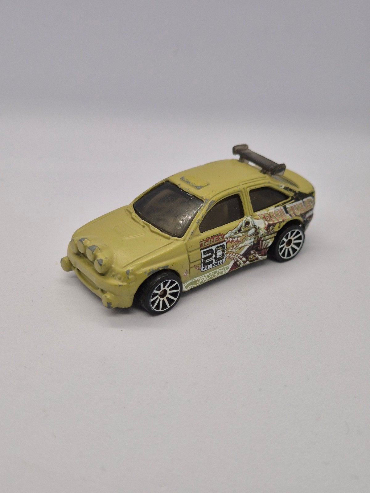 Hot Wheels Ford Escort Rally 1996 - Geel, Ophalen of Verzenden