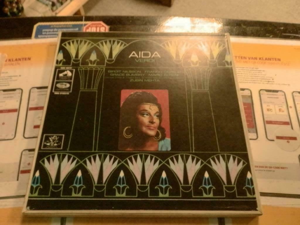 Lp AIDA Verdi, Cd's en Dvd's, Vinyl | Klassiek, Ophalen of Verzenden, Middeleeuwen en Renaissance, 12 inch, Opera of Operette