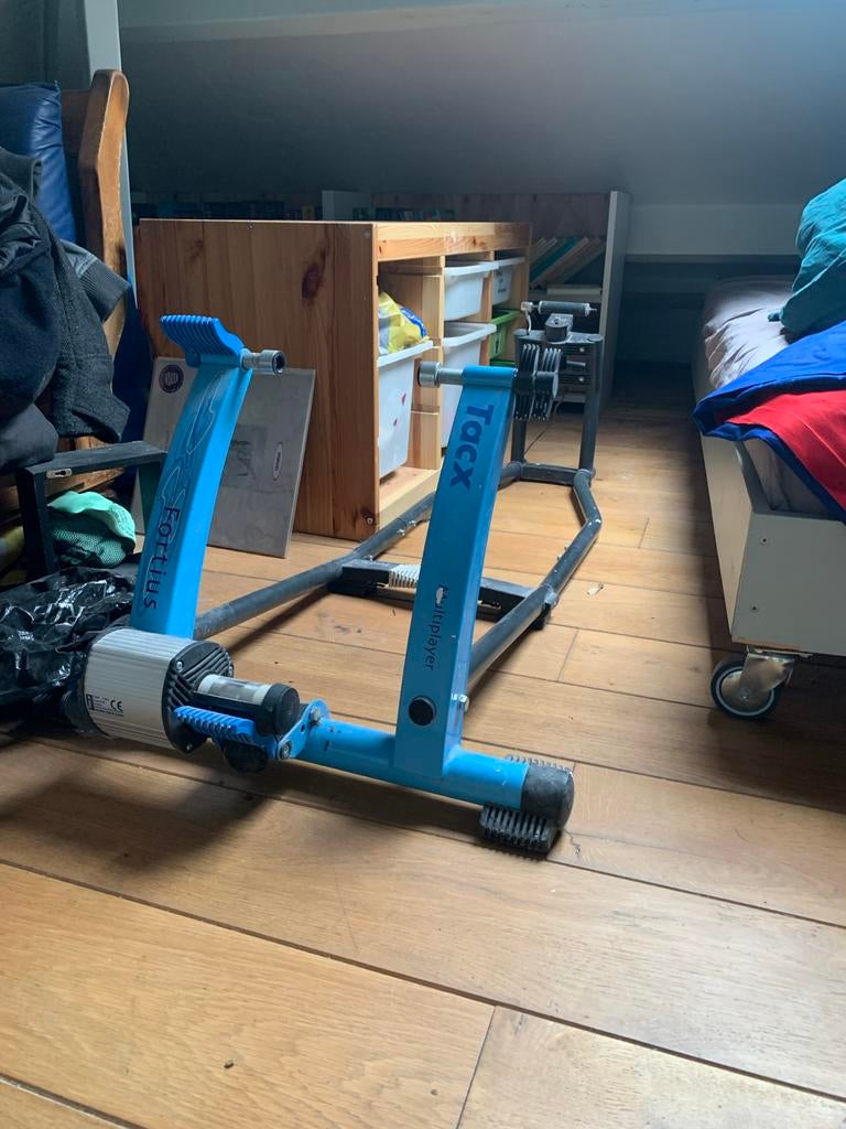 Zomerprijs: Tacx Fortius Fietstrainer - Virtueel Fietsen, Ophalen of Verzenden, Gebruikt, Benen, Overige typen