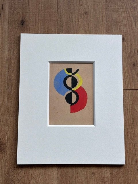 Sonia Delaunay litho, Ophalen of Verzenden