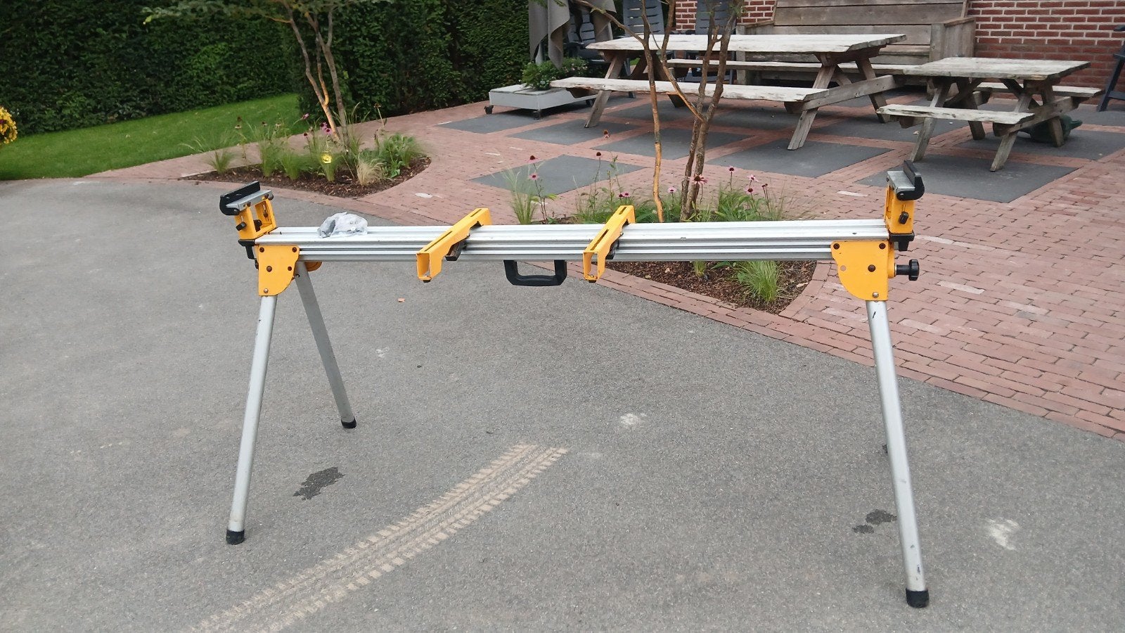DeWalt DE7023 Afkortzaag Onderstel Incl. dragers & boutjes, Ophalen, Gebruikt