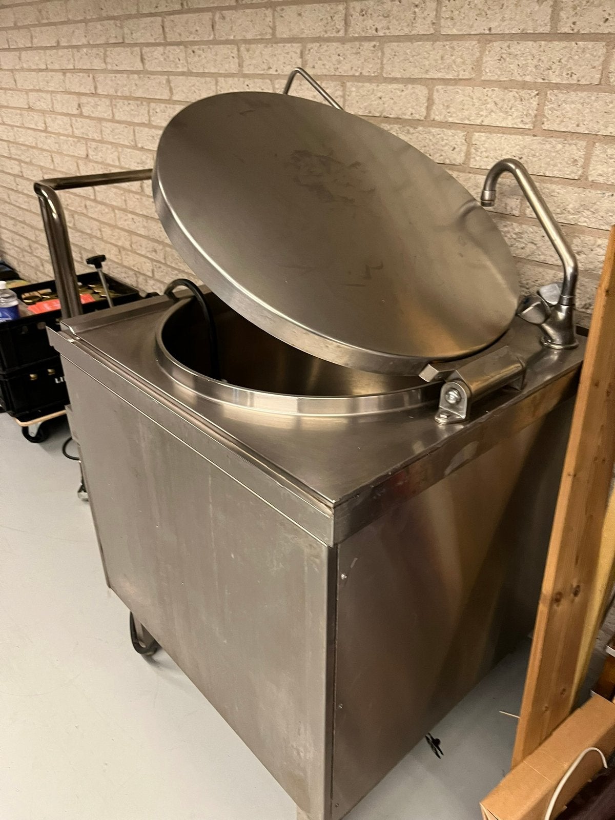 Professionele Horeca Kookketel - RVS, Ophalen, Gebruikt, Fornuis, Frituur en Grillen