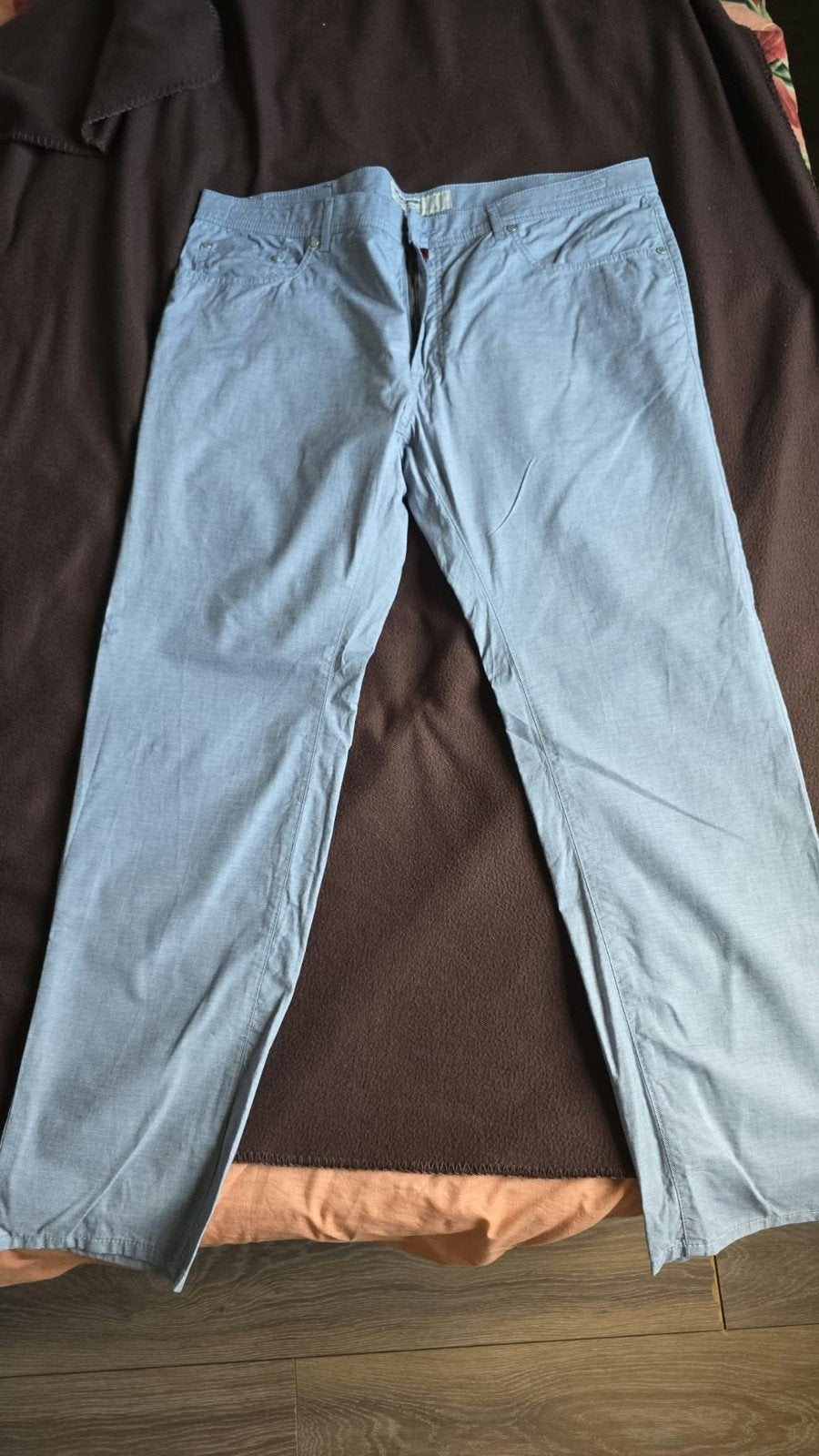 grijze  katoenen broek Piere Cardin, Kleding | Heren, Ophalen of Verzenden, Grijs, W32 (confectie 46) of kleiner