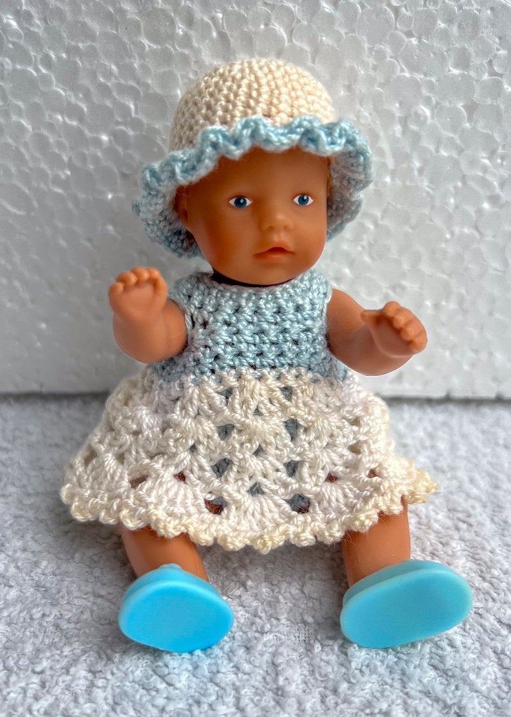 Mini baby born popjes in speciale outfits en schoentjes, Ophalen of Verzenden, Zo goed als nieuw, Overige typen