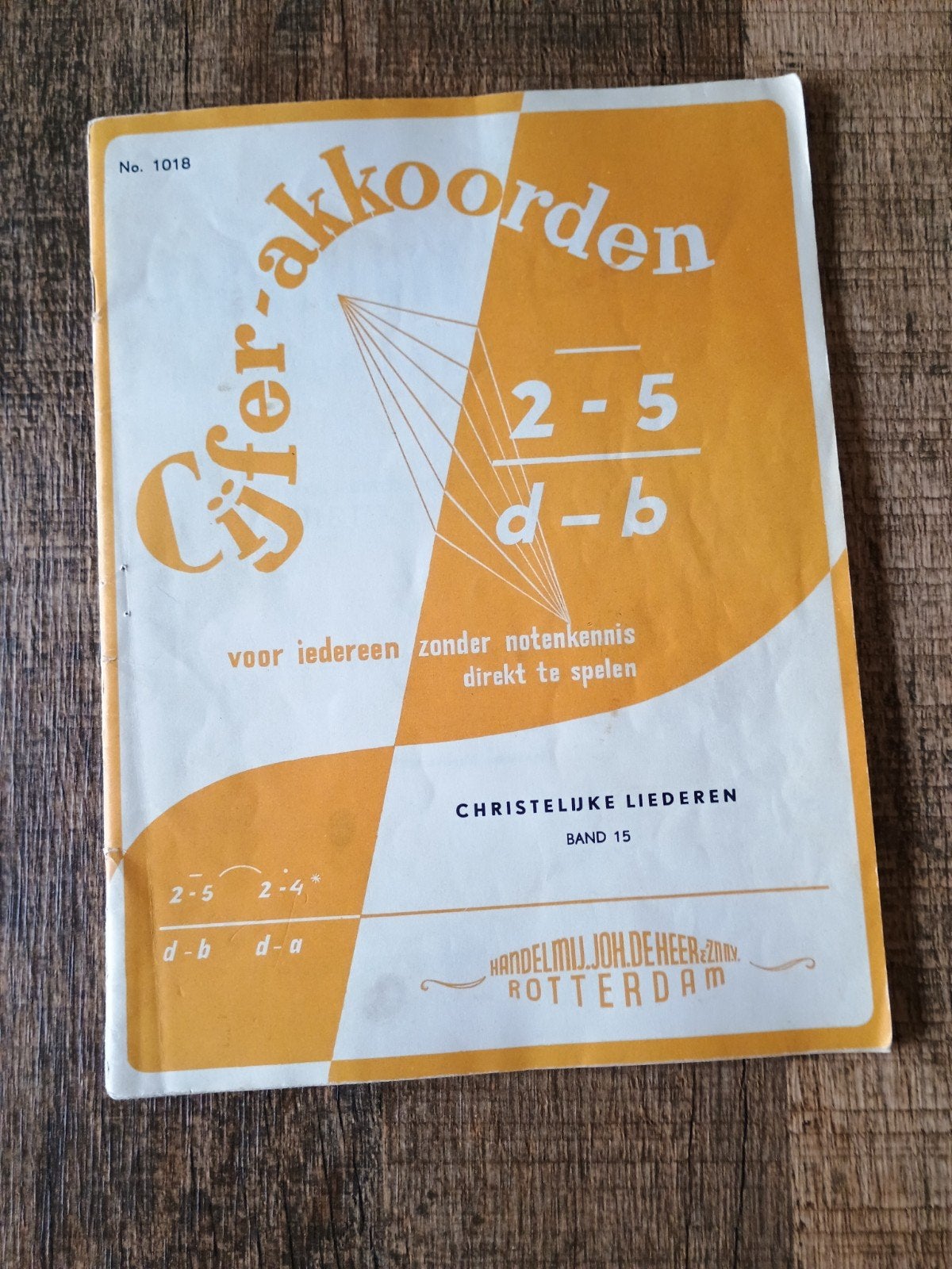 Cijferakkoorden - Christelijke Liederen - Band 15, Ophalen of Verzenden, Gebruikt, Religie en Gospel