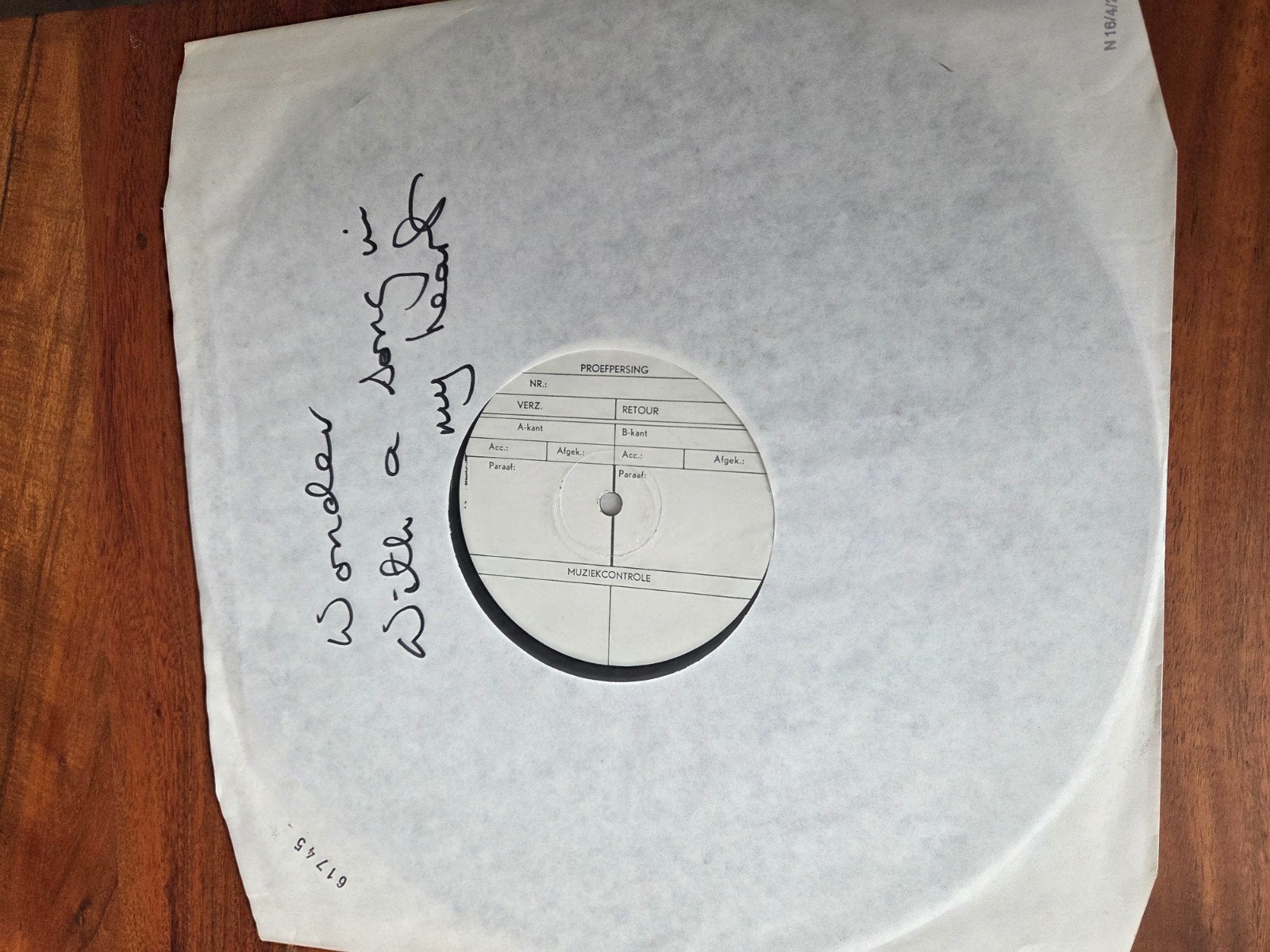 Stevie Wonder - "Out to Get You" - Proefpersing LP, LP, Pop, Ophalen of Verzenden, 12 inch