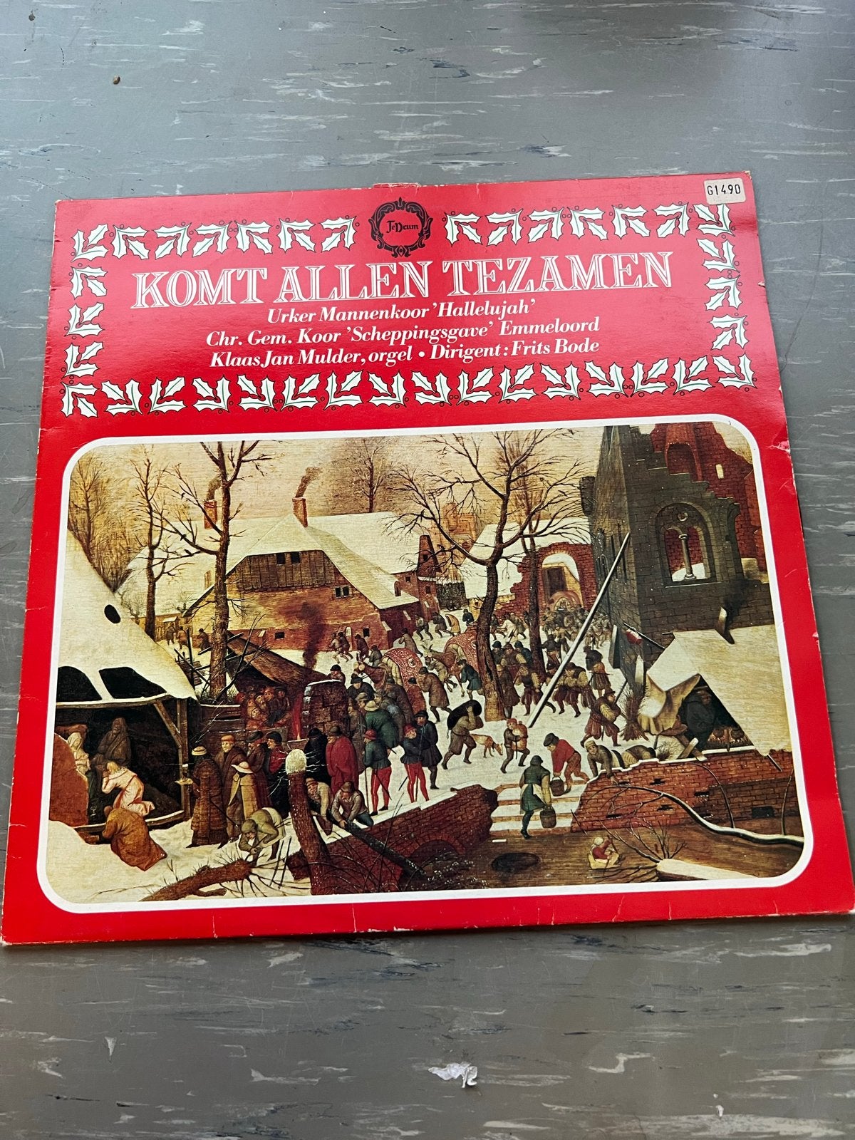 Komt Allen Tezamen - Urker Mannenkoor 'Hallelujah' LP, Ophalen of Verzenden, Gebruikt, 12 inch, LP