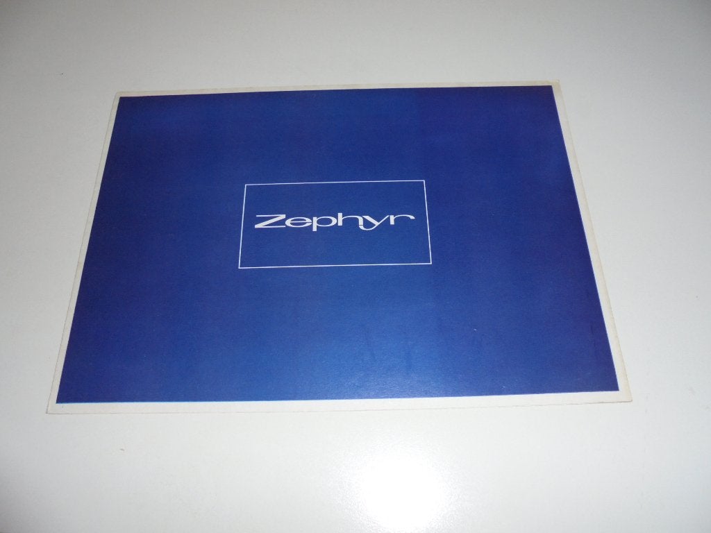 brochure Ford Zephyr V4 en V6  1967, Ophalen of Verzenden, Zo goed als nieuw, Ford