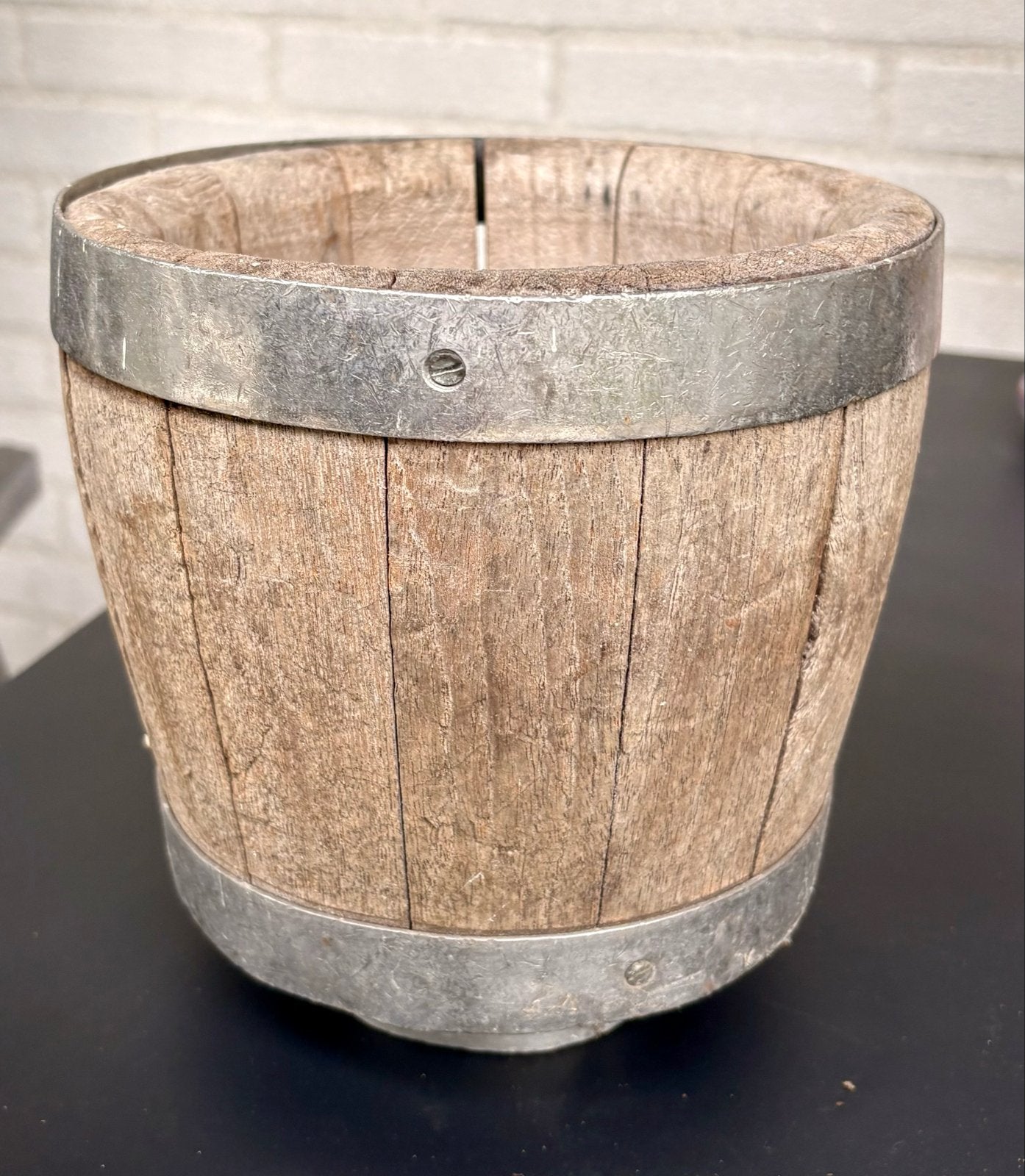 Antieke houten kaasmal / kaasvorm, Ophalen