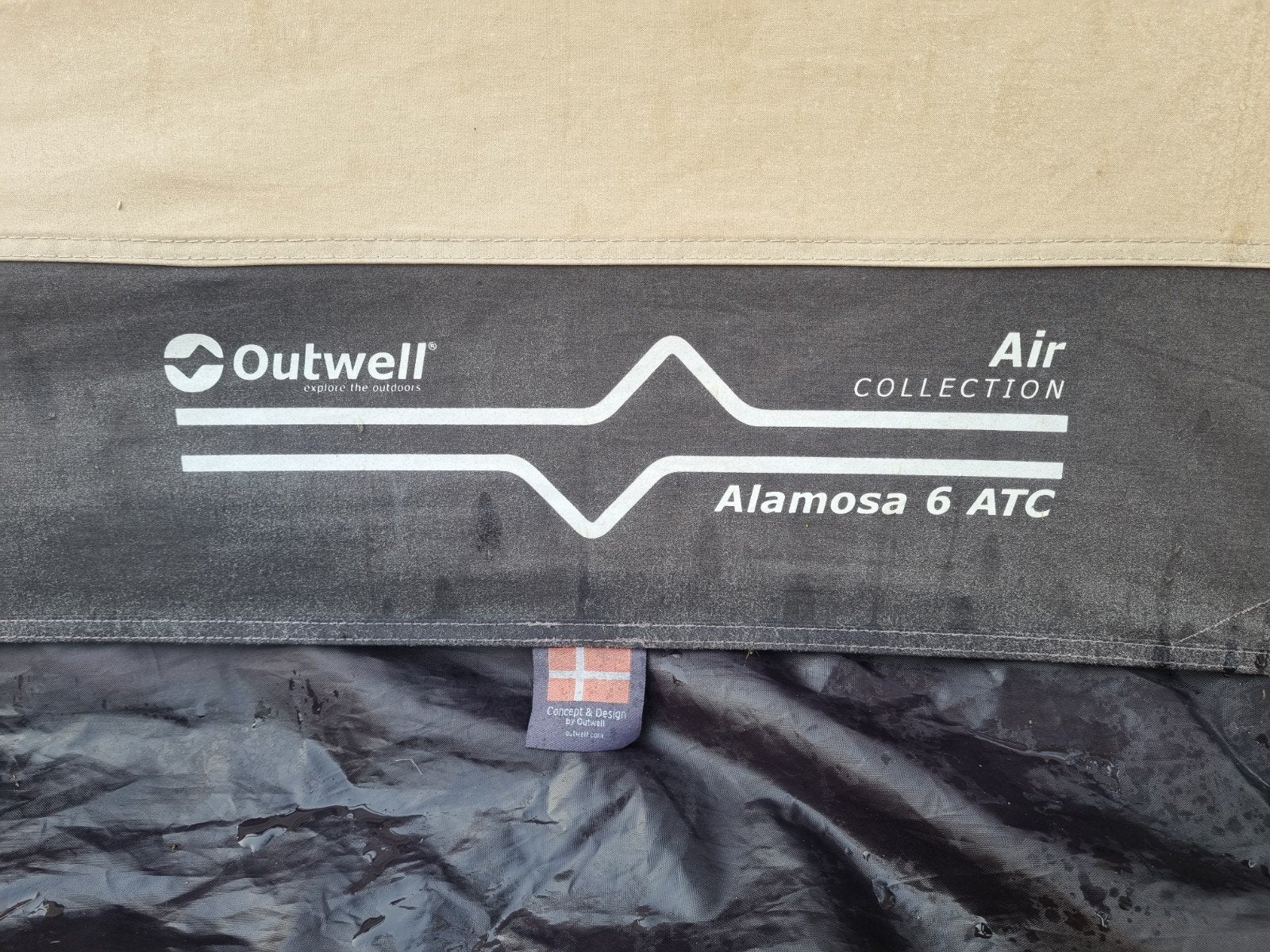 Outwell Alamosa 6 ATC (air) tent, Ophalen of Verzenden, Gebruikt