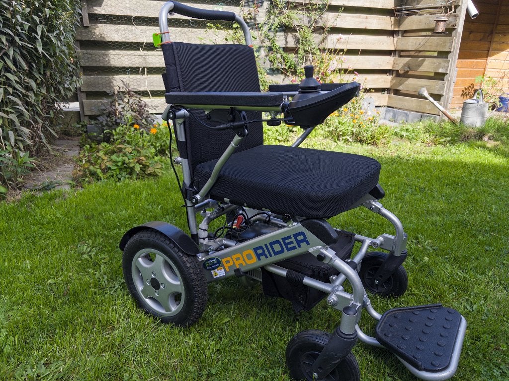 ProRider STD elektrische rolstoel - met garantie, Ophalen, Inklapbaar, Zo goed als nieuw, Elektrische rolstoel