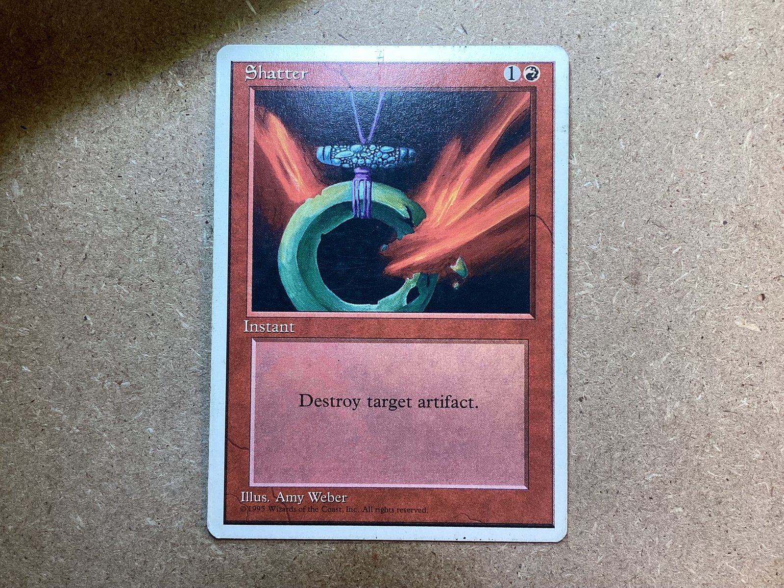 1x Shatter (Light Played), Ophalen of Verzenden, Gebruikt, Losse kaart