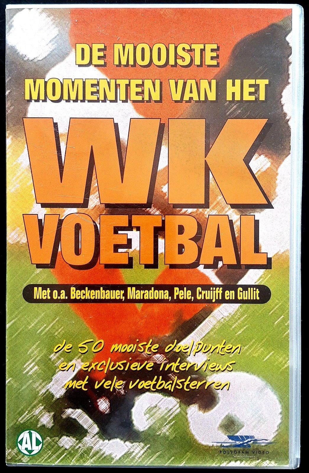 VHS/VIDEO  VOETBAL - De Mooiste Momenten v/h WK Voetbal, Alle leeftijden, Ophalen of Verzenden, Gebruikt