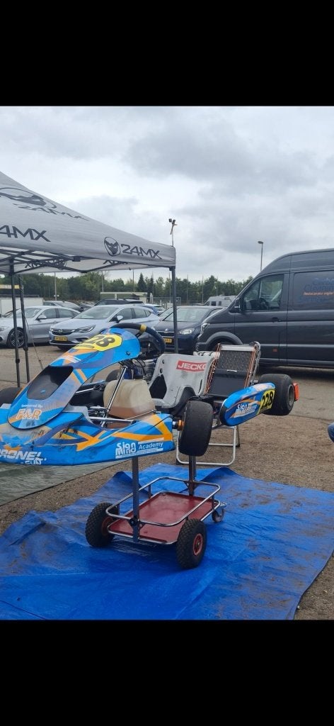 Lenzo kart + aanhanger, Ophalen, Gebruikt, Kart