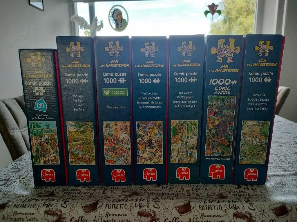 Legpuzzels, Ophalen, 500 t/m 1500 stukjes, Zo goed als nieuw, Legpuzzel