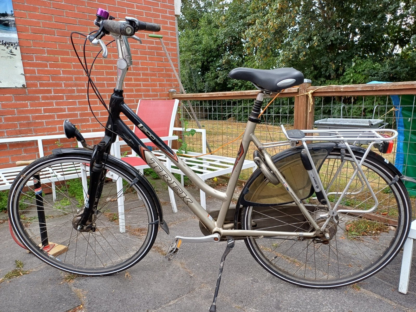 Trek Navigator L300 damesfiets (8 versnellingen / geveerd), Fietsen en Brommers, Ophalen, Gebruikt, Minder dan 10 versnellingen
