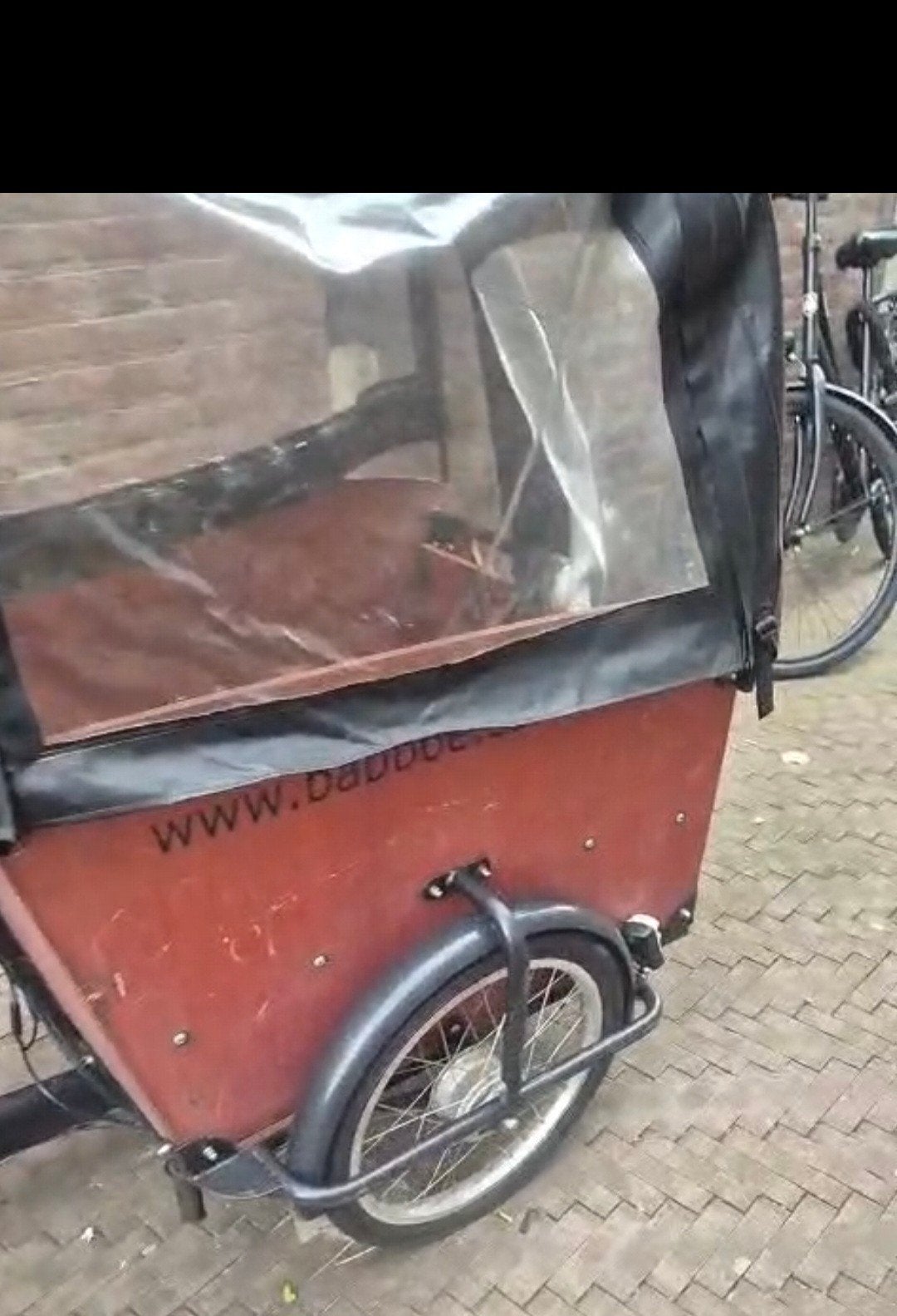 Babboe elektrische bakfiets - defecte accu of moter, Ophalen