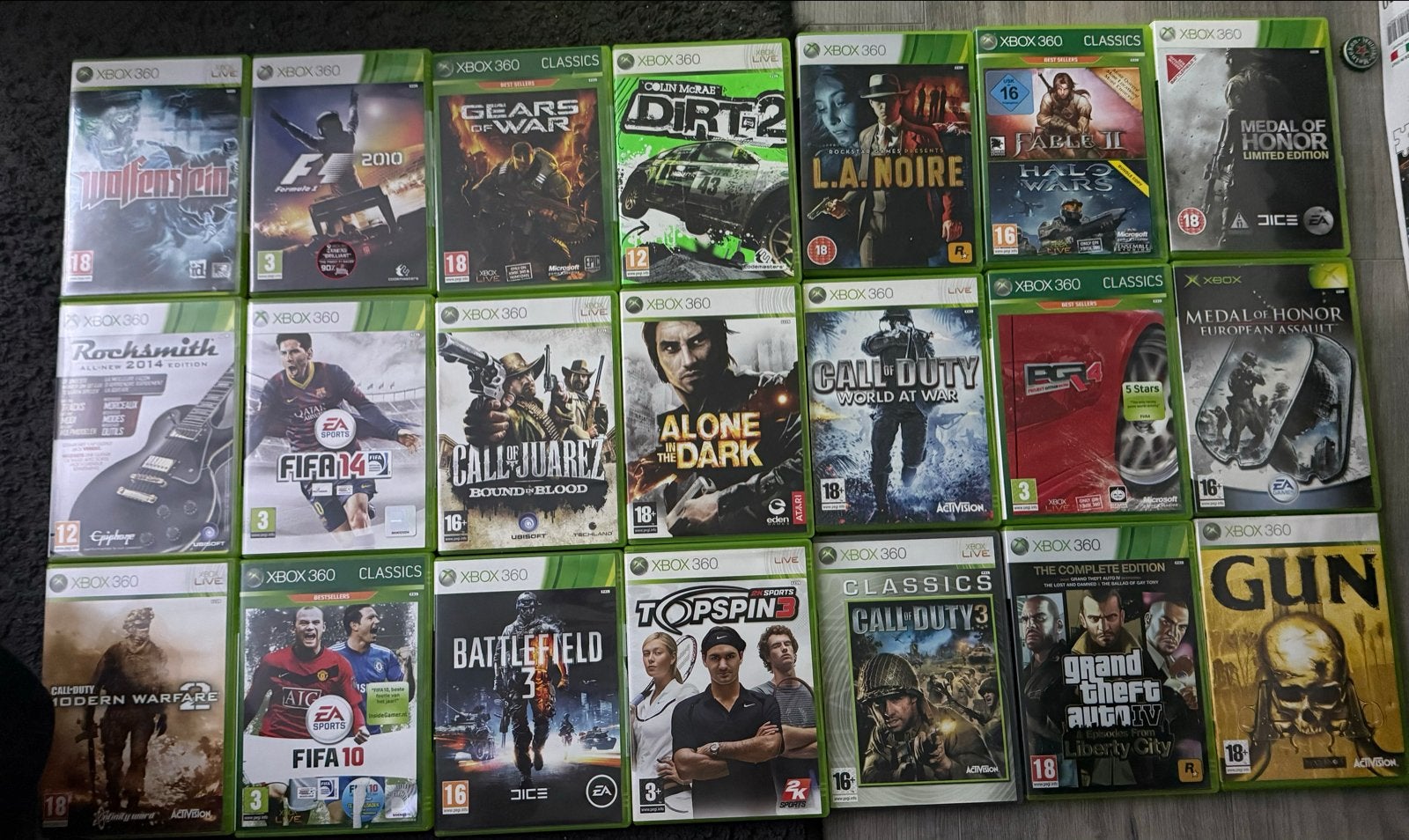 Xbox 360 Games - Diverse Collectie (20+ titels), Spelcomputers en Games, Avontuur en Actie, Gebruikt, 1 speler, Ophalen of Verzenden