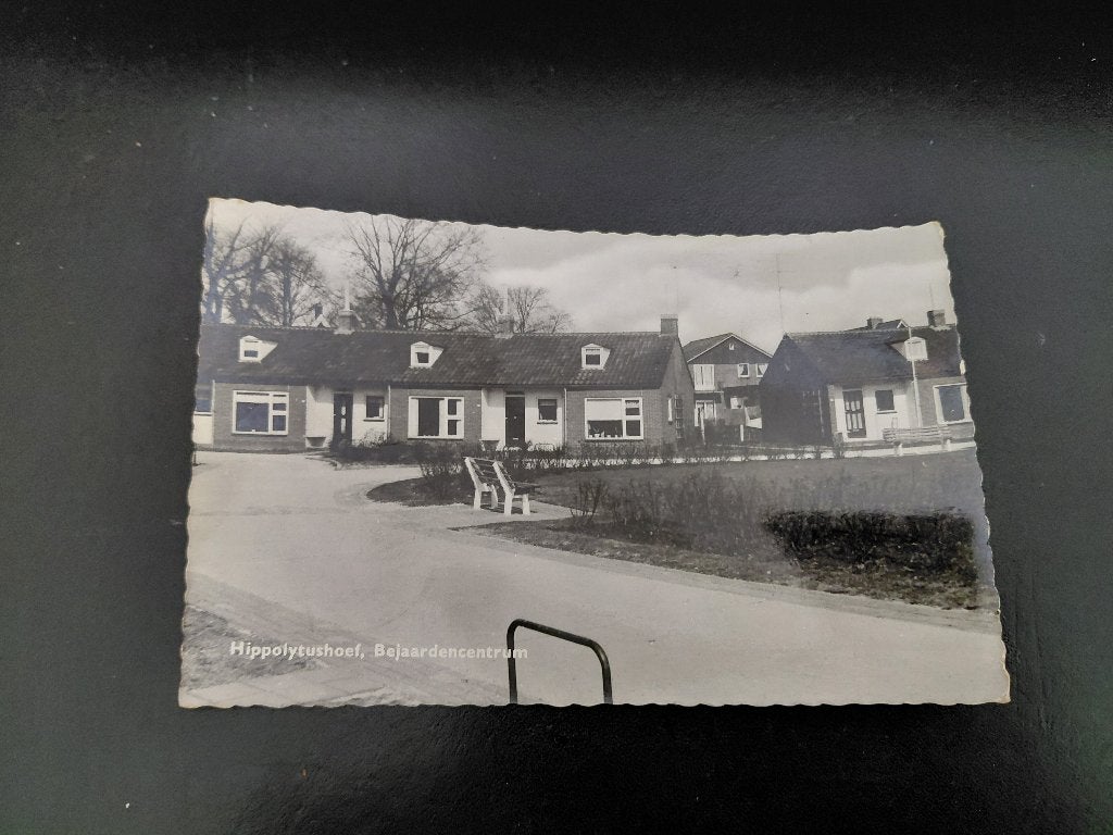 Hippolytushoef, Bejaardencentrum, glans fotokaart, 1964,, Verzenden, 1960 tot 1980, Gelopen, Noord-Holland