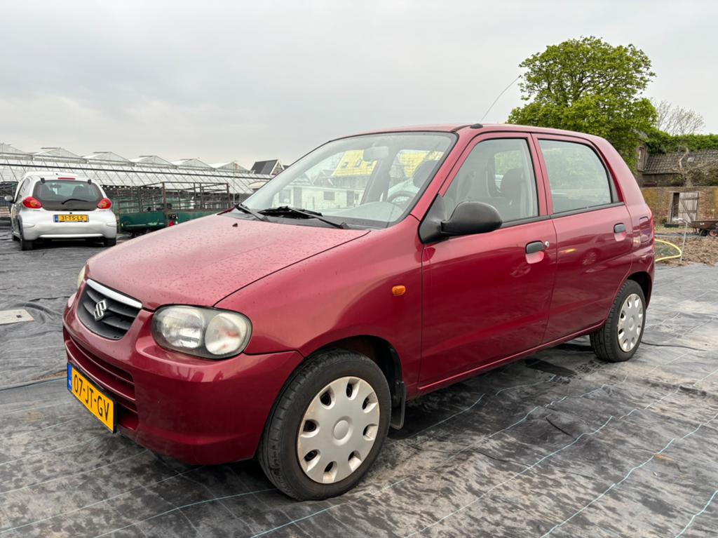 Suzuki Alto 1.1 benizne AUTOMAAT 2002 rood metalic kleur, Auto's, Suzuki, Bedrijf, Alto, ABS, Airbags, Boordcomputer, Centrale vergrendeling