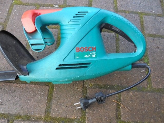 te koop elektrische heggenschaar, Ophalen of Verzenden, Gebruikt, Elektrisch, Bosch