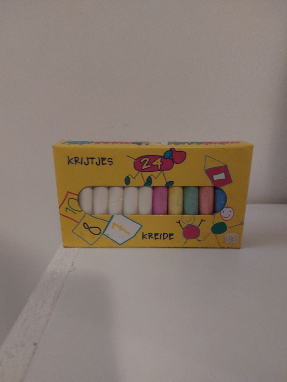 Krijtjes 24 stuks - Kleurrijk tekenplezier, Ophalen of Verzenden, Nieuw, Overige typen