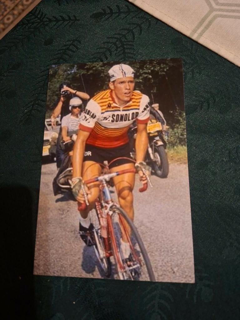 Fotoprint : Lucien Van Impe / Sonolor / Tour de France, Verzenden, Zo goed als nieuw, Overige sporten, Poster, Plaatje of Sticker