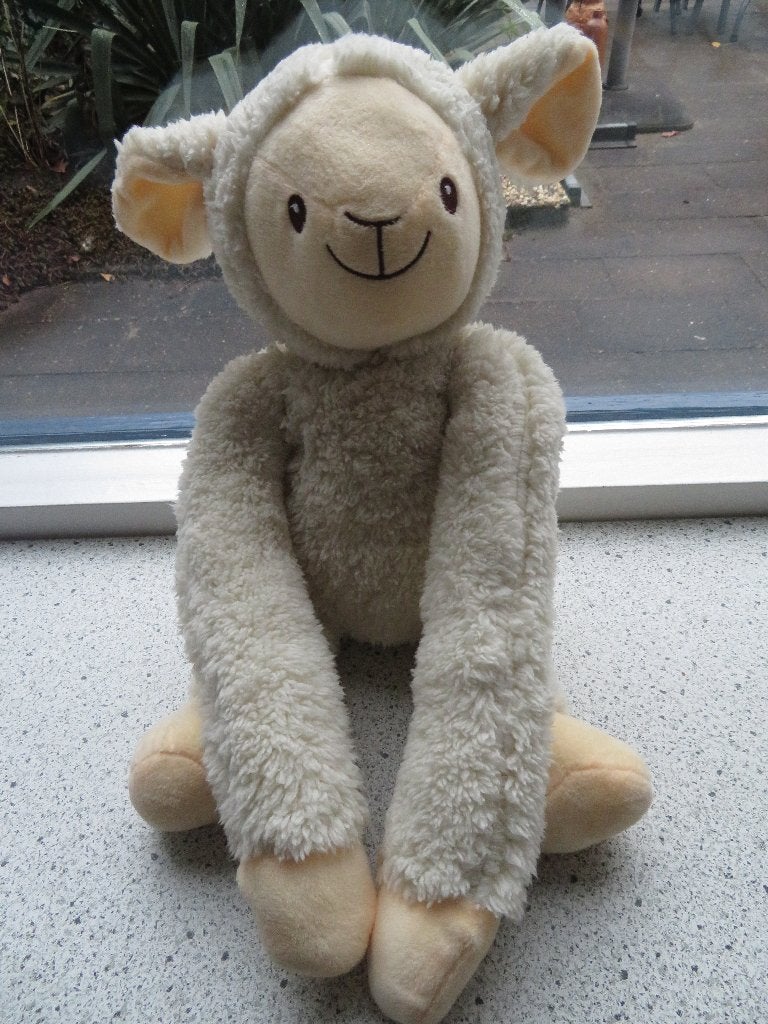 Schaap merk Beeztees meet ca 42 cm totaal, Overige typen, Ophalen of Verzenden, Zo goed als nieuw, Wasbaar