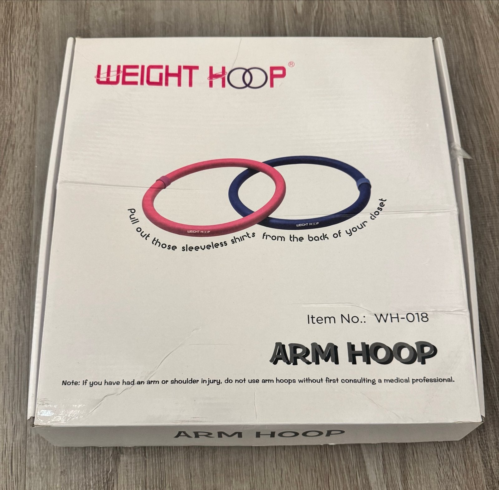 WEIGHT HOOP Arm Hoepel - Fitness Training roze, Sport en Fitness, Ophalen of Verzenden, Nieuw