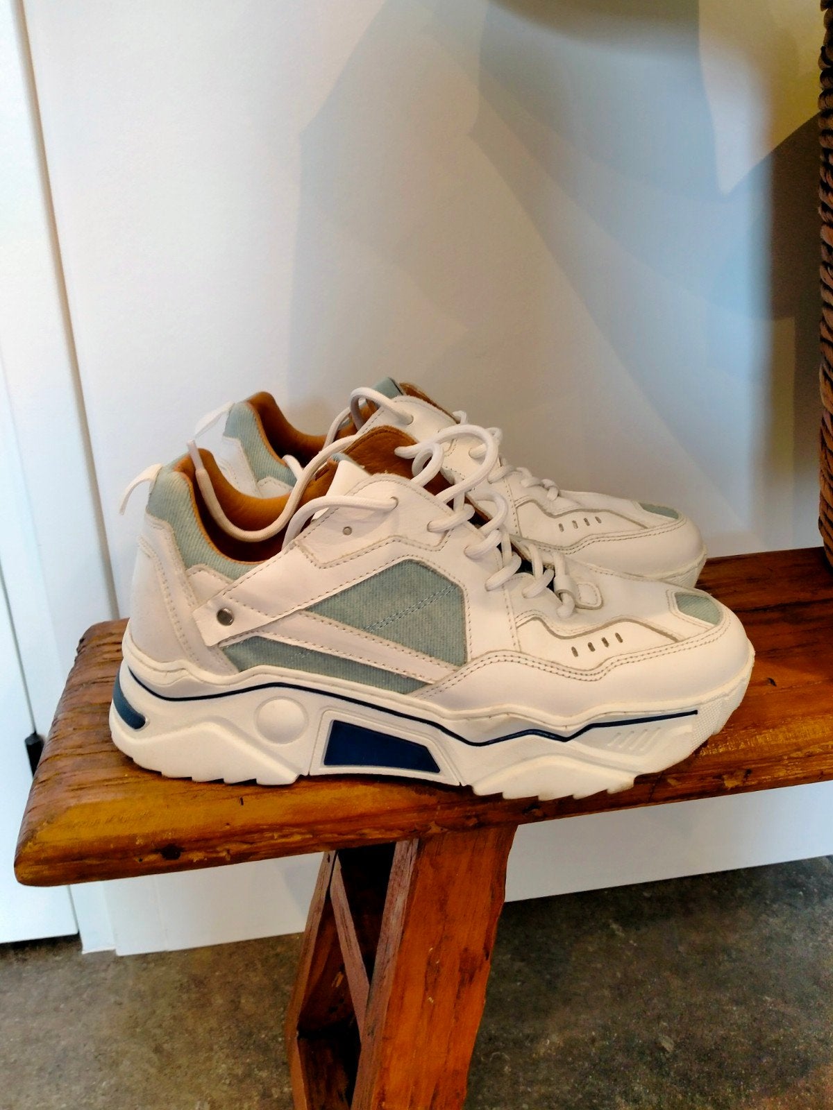 Stijlvolle Witte Sneakers van het merk Dwrs maat 40, DWRS, Wit, Ophalen of Verzenden, Sneakers of Gympen