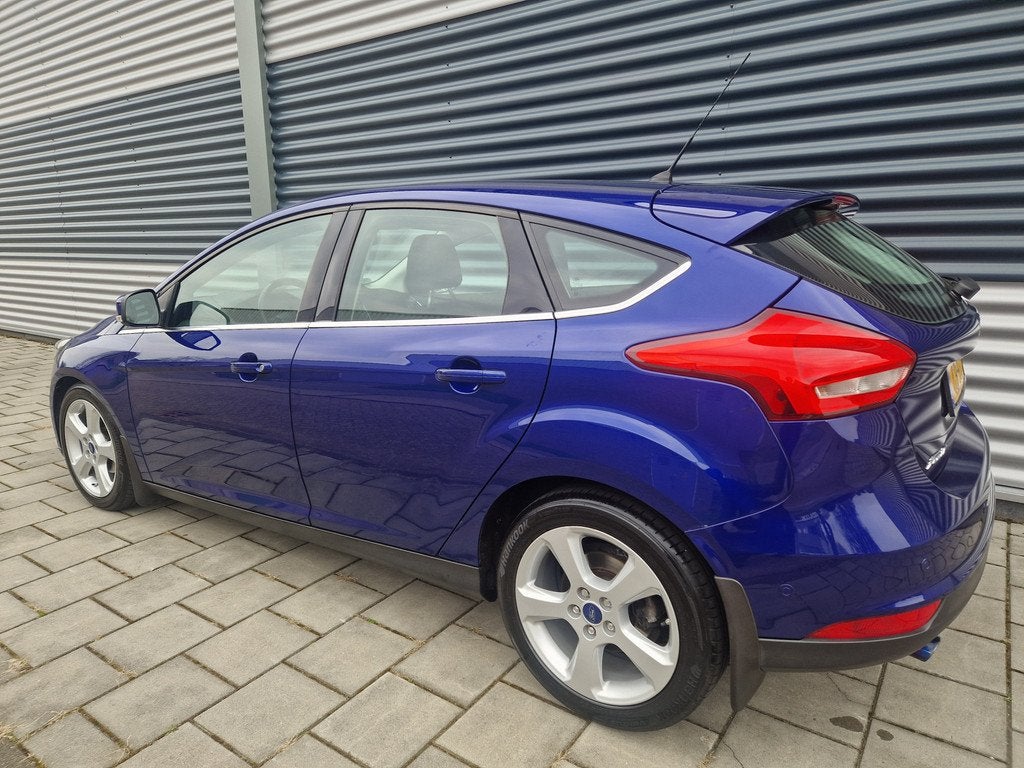 Ford Focus 1.0 First Edition , PDC, Climatronic, Navigatie,, Stof, Gebruikt, Euro 6, Blauw