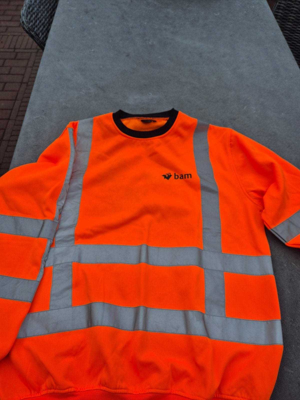 Oranje BAM Infra-line veiligheidstrui XXL, Ophalen of Verzenden, Zo goed als nieuw, Infra-line