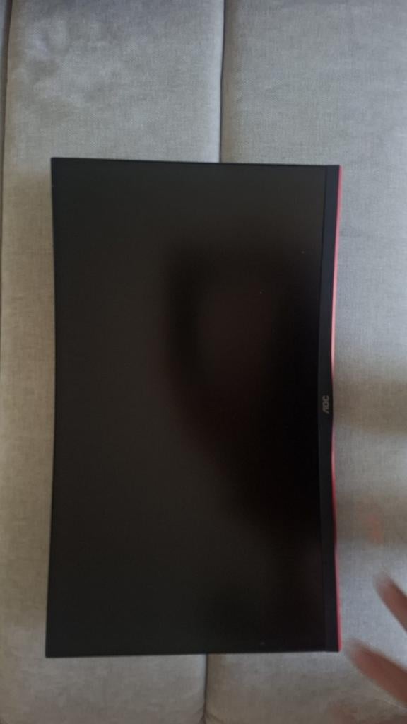 AOC G2 gaming monitor 27 inch (curved), Computers en Software, Monitoren, Zo goed als nieuw, 201 Hz of meer, Gaming, In hoogte verstelbaar