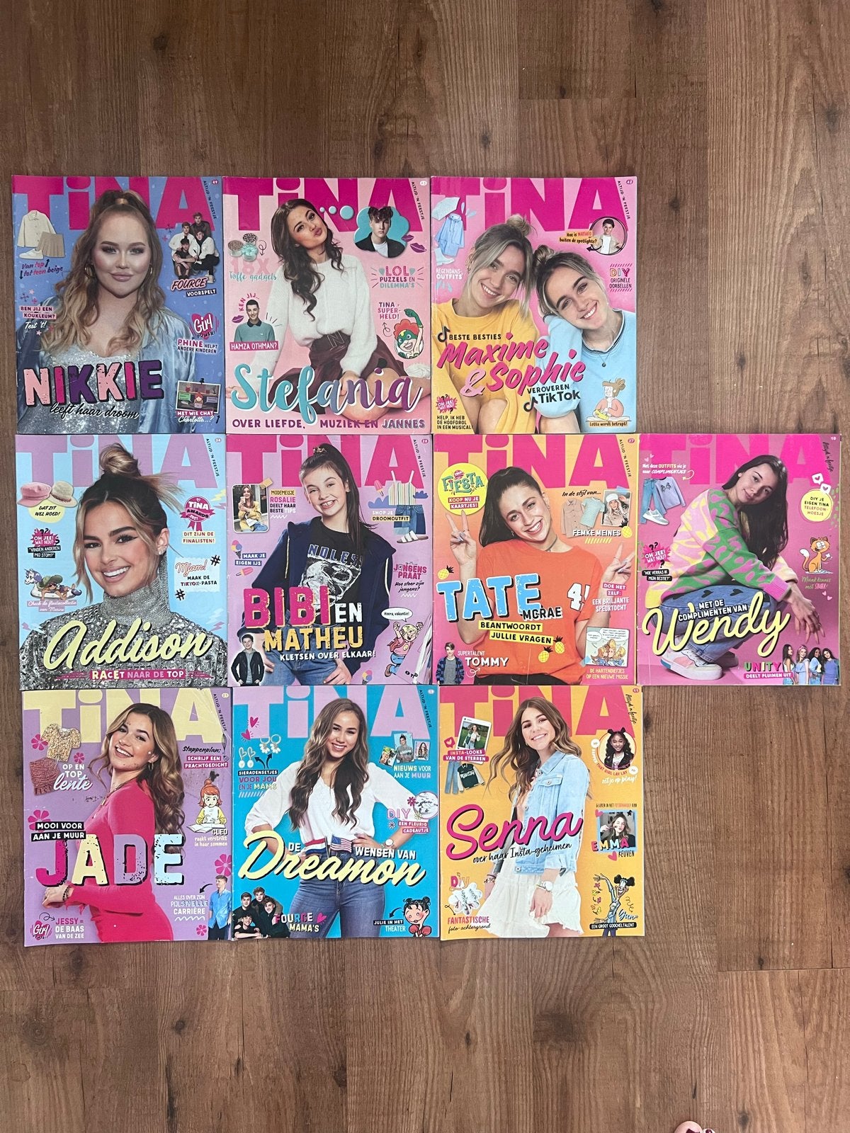 Tina tijdschriften - diverse oude edities, Ophalen of Verzenden, Gelezen